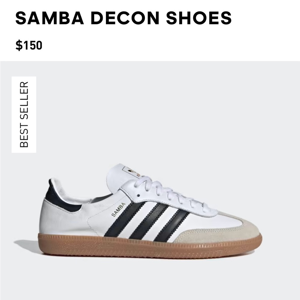 Samba Decon - only worn a handful of times. Very good condition.